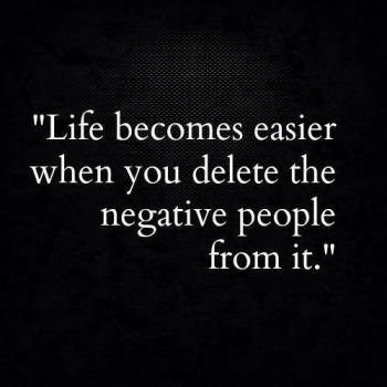 Deal with negative people