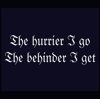 Many things to pursue in limited time