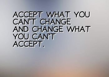 Change what you can