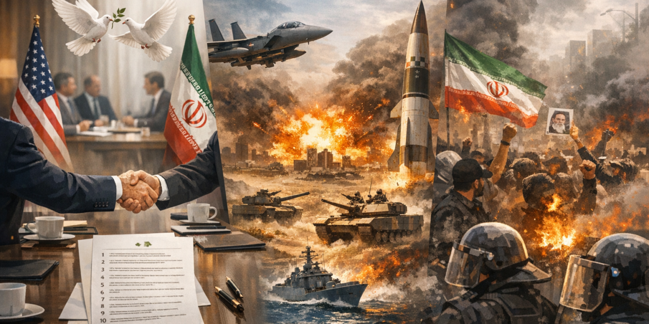 Três Cenários para Compreender a Dinâmica Actual entre os Estados Unidos e Irão – Plano de paz com 15 pontos