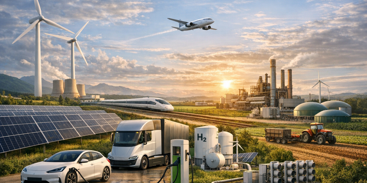 Descarbonização Profunda de Todos os Principais Sectores em 2026 (União Europeia, Portugal e Macau)