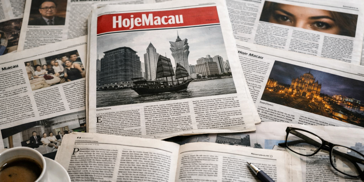 TEXTOS PUBLICADOS NO JORNAL HOJEMACAU