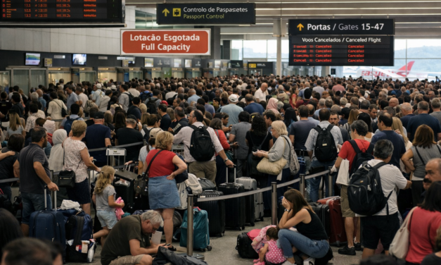 O Caos das Chegadas e Partidas no Aeroporto de Lisboa: Uma Coreografia de Ineficiência Nacional
