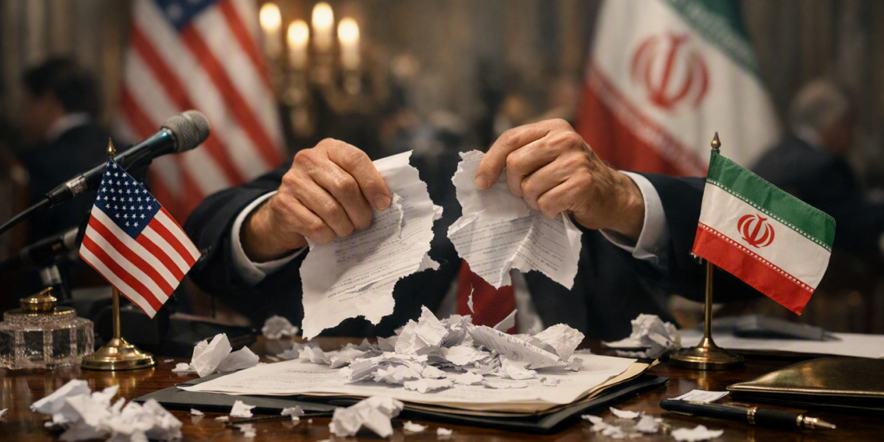 A Diplomacia do Rasgar Papel: A Arte Americana de Desfazer o Que Assina