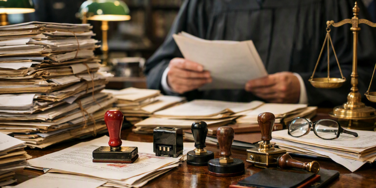 A persistência do papel e do carimbo nos tribunais em 2026: um ensaio mordaz sobre a liturgia burocrática